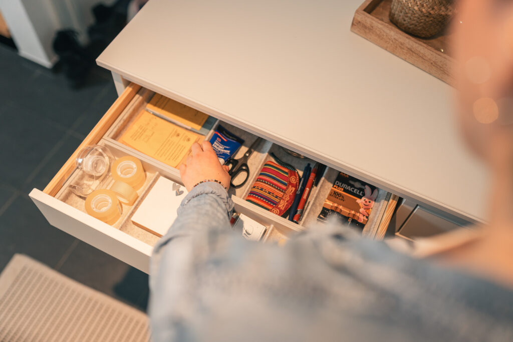 Einzelne Bereiche entrümpeln